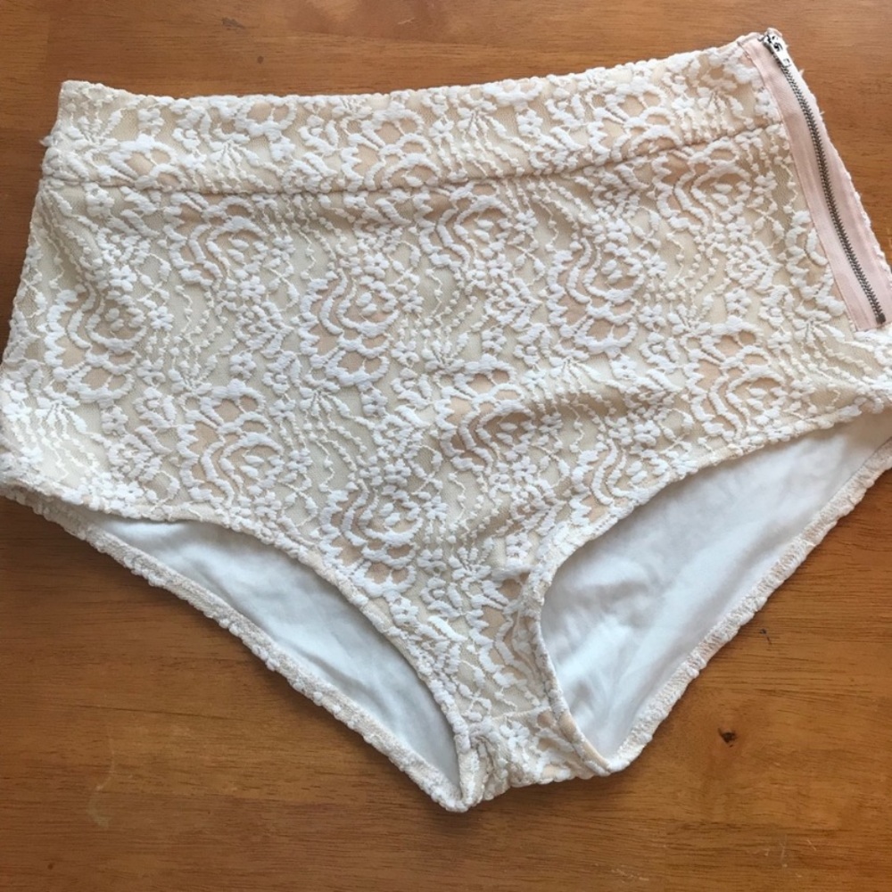 UO pins and needles pin-up shorts